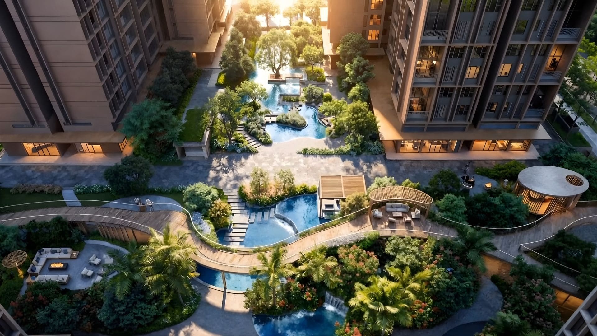Hồ bơi tràn bờ dự án Monrei Saigon
